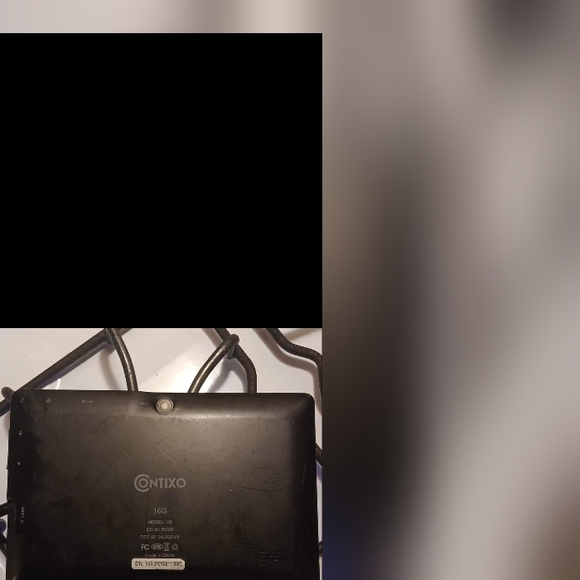 Contixo Childrens Tablet. Color:Black.ScreenProtector Currently On. - Picture 4 of 5